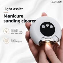 GANLAIX 2-In-1 Electric Nail Clipper & Polisher, Creates Smooth & Shiny Nails, Simple One-Step Nail Care Tool, Portable Home & Travel Nail Care Device - Multicolor - View 4