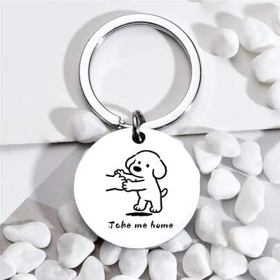 Mặt dây chuyền thú cưng bằng thép không gỉ, được thiết kế theo hình dạng thẻ tên chó tiêu chuẩn, chắc chắn và bền bỉ, phù hợp với nhiều kiểu vòng cổ thú cưng, phụ kiện tối giản và thanh lịch, thích hợp cho thú cưng trong nhà như mèo và chó.
