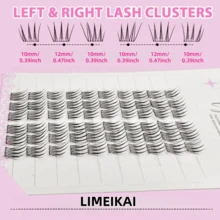 60 Pcs Natural False Lashes,7-9 Mm Short A-Shaped,Ace Girl Group Style,10 Rows Packaging,Large Capacity,Beauty Makeup Essentials - View 4