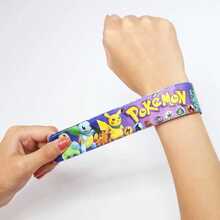 Vòng tay Pokemon, Vòng tay hình tròn vỗ tay, Vòng tay nhung hoạt hình, Vòng tròn vỗ tay, Quà tặng sinh nhật - Nhiều màu - Xem 3