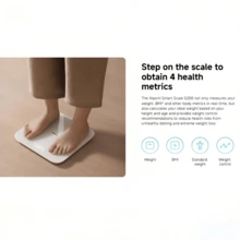 Xiaomi Timbangan Lemak Tubuh Mi S200, Timbangan Elektronik Bluetooth, Timbangan Lemak Tubuh Rumah Tangga, Dirancang untuk Menurunkan Berat Badan, Pengukuran Presisi Cerdas, Timbangan Lemak Tubuh S200, Dilengkapi dengan 3 Baterai AAA 7V - View 9