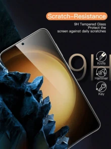 CSDZ Screen Protector Is Compatible With Samsung, 5 High-Definition Screen Protectors Are Compatible With Samsung A05/M05/F05/A05S/A06/F06/M14 4G, Full Screen Glass Screen Protectors Are Compatible With IPhone Screen Protectors, [International Version Not Local Version], Screen Protector Is Compatible With IPhone 17, Screen Protector Tempered Glass, Phone Accessories, Phone Lanyards - Multicolor - View 3