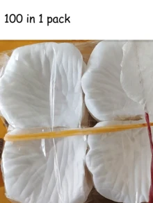 100-500片仿真白玫瑰花瓣 - 逼真婚礼情人节装饰,塑料玫瑰花瓣纸屑,适用于婚礼通道、求婚背景 - 经济实惠的派对装饰 - 多色 - 查看 14