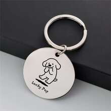 Durable Stainless Steel Pet ID Tag Pendant, High-Quality Sturdy Design, Versatile Accessory For Pet Collar, Suitable For Cats And Dogs Of All Ages - Multicolor - View 4