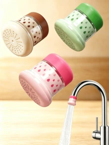 1pc Faucet Filter, Anti-Splash Anti-Leak Water Purifier, Removable Sink Filter Accessory, Suitable For Kitchen, Bathroom, Shower, Hotel, Home Use, Kitchen Tool, Kitchen Gift, Kitchen Supplies - Multicolor - View 2