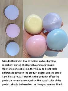 1/4pcs Pressure Relief Toy, Sticky Rice Squeezing Soft Fun Toy, DIY Sticky Rice Squeezing Toy To Relieve Stress, Sticky Rice Soft Fun Toy, Handmade Mitaba Soft Fun Toy, Cute Squeezing Soft Fun Toy, New Simulated Pie Squeezing Stress Relief Handmade Ball, DIY Slow Rebound Anti-Stress Toy - Multicolor - View 5