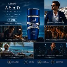 Nước hoa nam Lattafa Asad Zanzibar EDP 50ML, hương thơm tươi mát, biển cả và gỗ, lưu hương lâu. - Hương thơm nồng nàn - Xem 4