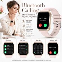 SENBONO Smart Watch For Men & Women With Wireless Calling, Heart Rate & SpO2 Monitor, Multi-Sport Modes, Music & Camera Control, Calculator, DIY Watch Face - View 3