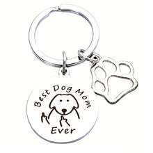 Placa de identificación para mascotas de acero inoxidable, diseño minimalista de placa de perro, durable y resistente, accesorio versátil para collar, colgante compacto para gatos y perros - Multicolor - Ver 10