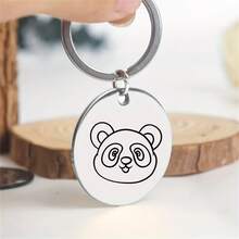 Stainless Steel Pet Accessories Pendant, Designed In Standard Dog Tag Style, Sturdy And Durable, Can Be Freely Assembled With Pet Collars, Stylish And Practical, Suitable For Daily Use With Cats And Dogs - Multicolor - View 1