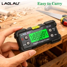 L.A.OL.A.U L.AOL.AU SZ-08 5*90° Inclinometer Elektronik Cerdas Presisi Tinggi, Level Digital, Magnet Kuat Dua Sisi, Alat Pengukur Kemiringan dan Sudut, Pengukuran Relatif/Absolut, Pembacaan Otomatis, Alat Perbaikan Rumah, Konstruksi dan Otomotif - Satu ukuran cocok untuk semua. - View 7