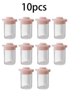 1/5/10pcs Graduated Milk Powder Storage Tube Leak Proof Screw Lid Infant Formula Container Portable Travel Snack Fruit Powder Storage Bottle - Multicolor - View 12