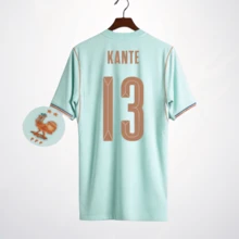 2026 France National Team Away Mint Green Jersey, Fan Version, Breathable Sports Short Sleeve, With Numbers 6 / 7 / 8 / 10 / 11 / 13 / 19 / 20 / 24 Printed - 2026法國客場 - 7 - 查看 6
