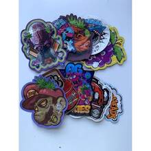 100 Mylar Bags - 3. 5g Mylar Bags, Reusable Packaging Bags, Gift Bags, Plastic Bags, Zipper Bags, Candy Bags, Suitable For Christmas, Halloween, Easter Holiday Gift Packaging, Great For Party Events, Random 10 Styles Mixed - K37, Party Hand Decorations, Festive Design, Durable Material, Party Planner - 100件 - 查看 7