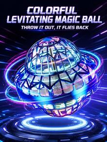 Rotating UFO Intelligent Levitating Ball, Magic Trick Toy, Finger Glow-In-The-Dark Flying Saucer, Smart Gyro, Gift For Boys - Flying Ball - View 3