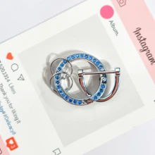 1pc INS Luxury Style Shiny Rhinestone Electroplated Spring Key Split Ring, Car Accessory, Car Key Case Modification Matching Hanging Ring, Machine Part, Assembly Fixing Connector For Various Mechanical Equipment, Thickened Rust-Proof High Elasticity Heavy-Duty Hardware Buckle Accessory - Rhinestone Spring Coil - View 8