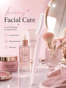 Rosa Augenbrauen-Rasierer Set, Augenbrauen-Trimmer/Rasierer, Peeling-Rasierer, Körperharentfernungswerkzeug und Gesichts-Augenbrauen-Rasierer Set; mit langem Klingengriff und feinem Schutzschutz; Augenbrauen-Formungswerkzeug für Frauen; geeignet für den täglichen Gebrauch oder zum Reisen; einfach zu benutzender unisex Augenbrauen-Trimmer zum Trimmen und Formen der Augenbrauen - Mehrere Stile - Übersicht 4