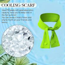 Soft Cool Ice Silk Scarf, Reusable Camping Towel, Breathable Mesh Neck Warmer, Suitable For Summer Outdoor Activities And Travel, Lightweight And Comfortable - Cooling Scarf - View 11