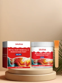jakehoe 1pc/150G Water-Based Metal Rust-Proof Paint Rust Removal & Refurbishment 2-In-1, Eliminates Complex Traditional Rust Removal & Sanding Steps, Easy For Beginners To Use, Available In Gray / Black / White / Blue And Other Popular Colors, Suitable For Various Metal Materials, Whether Rusted Iron Railings, Yard Faucets, Metal Furniture, Iron Gates, Car Frames, Or Old Appliance Shells, Hardware Accessories, One Piece Handles All Home / Outdoor Metal Refurbishment Needs, Highly Practical - Water-based Metal Anti-rust Paint - View 10