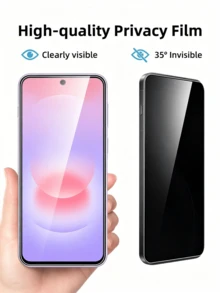 CSDZ 隱私版螢幕保護貼，3 片防窺螢幕保護貼，適用於 iPhone 17、17 Pro、17 Pro Max、16，適用於 VIVO Y3/Y3S 2020/Y7S/Y9S 國內版，適用於 iPhone 13 的螢幕保護貼，隱私保護，適用於 iPhone 12 的螢幕保護貼，手機配件，[國際版而非本地版] - 彩色 - 查看 4