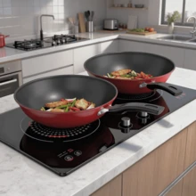 Non-Stick Frying Pan 28cm/11 Inch 1pc, Non-Stick Stir-Fry Pan, Suitable For Stir-Frying And Frying, Induction Cooktop Compatible, Dishwasher , Suitable For All Stoves, Stir-Frying And Daily Cooking, Lightweight And Easy To Clean, Kitchen Essential - View 6