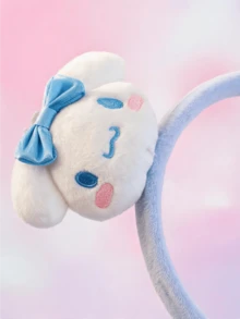 Miniso 1条装弹力发带，方便女性成人洗脸、护肤、化妆、日常佩戴，也可作派对礼物，包含面膜发带、SPA发带、淋浴发带、毛巾发带。 - 樣式1 - 查看 5