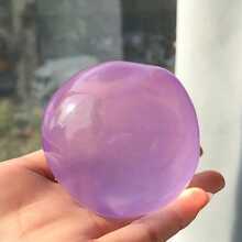 1pc Super Transparent Coconut Oil Squeeze Toy, Moonlight White High Transparency Coconut Oil Slow Rebound Stress Relief Toy, Squishy, Pressure Relief, Mood Soothing, Gift, Holiday Gift, Birthday Gift, Perfect Gift - 白色 - 查看 6