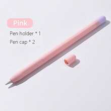 1 件 Apple Pencil 第二代保护硅胶外壳，双色设计，兼容 iPad 手写笔 - 仅适用于第二代，适合送给母亲、家人、朋友、生日、节日的礼物，笔配件 - 彩色 - 查看 13