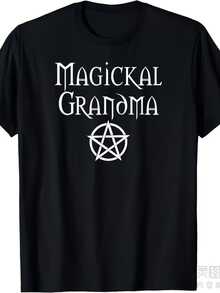 Mystical Symbol With Pentagram Representing Spiritual Energy, Ancestral Protection, And A Magical Connection With Nature. Ideal For Free-Spirited Women. Casual, Comfortable, And Modern Women's T-Shirt. - 黑色 - 查看 8