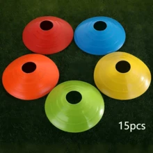 15/20pcs Football Training Marker Discs, Colorful Marker Plates, Stackable Storage, Suitable For Football Agility Footwork Training - Multicolor - View 12