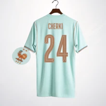 2026 France National Team Away Mint Green Jersey, Fan Version, Breathable Sports Short Sleeve, With Numbers 6 / 7 / 8 / 10 / 11 / 13 / 19 / 20 / 24 Printed - 2026法國客場 - 7 - 查看 9