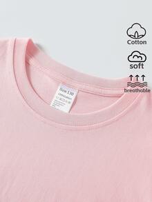 Boys' 100% Casual Short-Sleeve T-Shirt With Tiger Face Print – Fun Summer Design, Machine Washable, Regular Fit For Casual Wear, Playful Fashion For Boys, Comfortable Children's Clothing, Fun Print, Breathable Fabric, For Toddlers - 灰色 - 查看 4