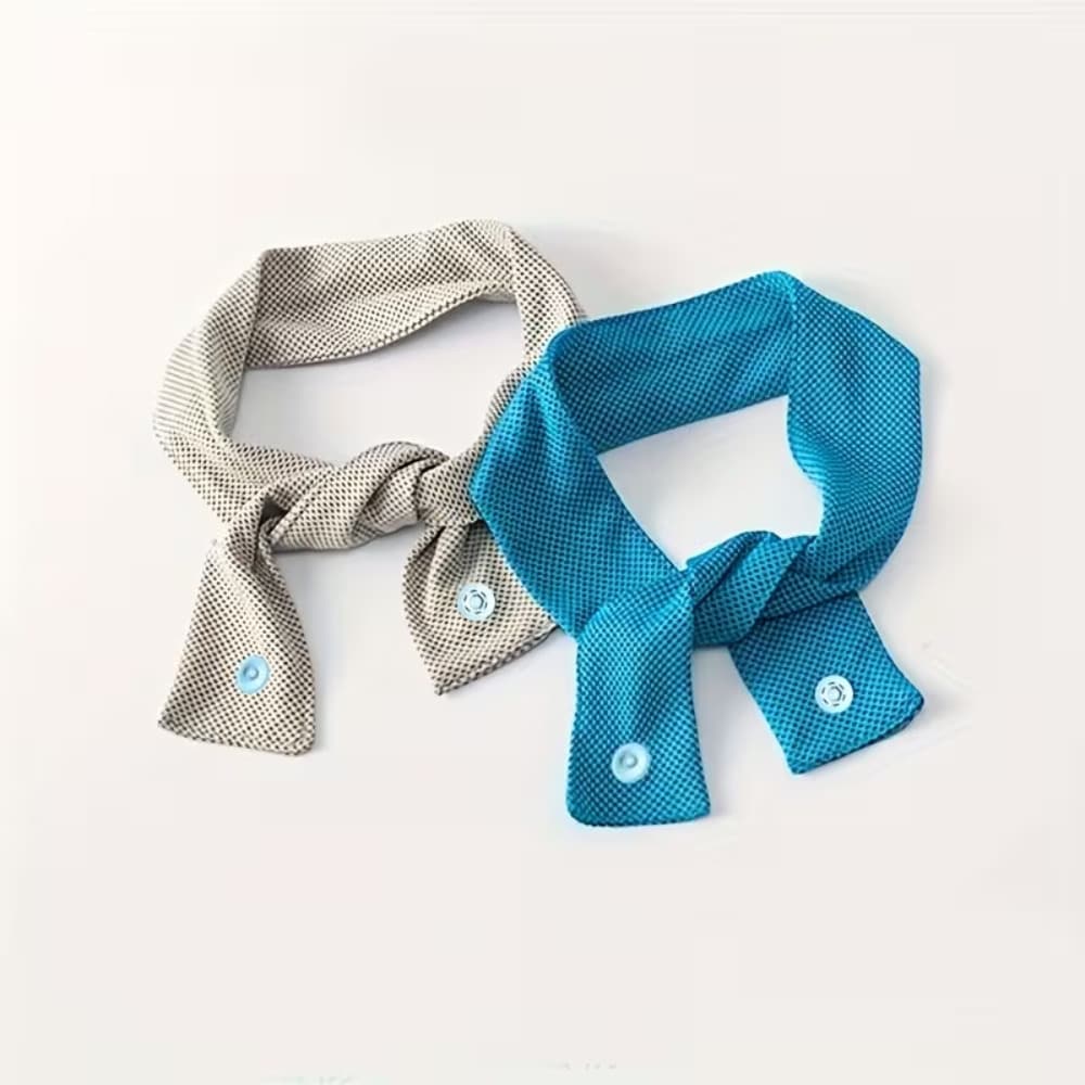 Soft Cool Ice Silk Scarf, Reusable Camping Towel, Breathable Mesh Neck Warmer, Suitable For Summer Outdoor Activities And Travel, Lightweight And Comfortable - Cooling Scarf - View 1