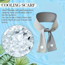 Soft Cool Ice Silk Scarf, Reusable Camping Towel, Breathable Mesh Neck Warmer, Suitable For Summer Outdoor Activities And Travel, Lightweight And Comfortable - Cooling Scarf - View 10