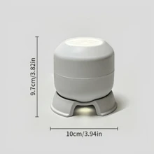 Lampu Proyeksi Lautan Berbintang LED, Lampu Malam Proyeksi Dinamis Berputar 360°, Lampu Ambient Bertenaga USB, Cocok untuk Kamar Tidur, Ruang Bermain, Pencahayaan Dekoratif Ruang Tamu, Lampu Dekorasi Natal - Putih - View 11