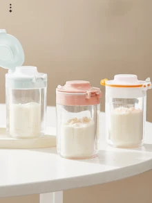 1/5/10pcs Graduated Milk Powder Storage Tube Leak Proof Screw Lid Infant Formula Container Portable Travel Snack Fruit Powder Storage Bottle - Multicolor - View 8