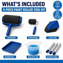 Paint Roller Tool Set - Multi-Functional Drip-Free DIY Painting Kit For Large Wall Areas - 1pc - View 4
