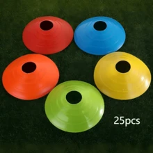 15/20pcs Football Training Marker Discs, Colorful Marker Plates, Stackable Storage, Suitable For Football Agility Footwork Training - Multicolor - View 7