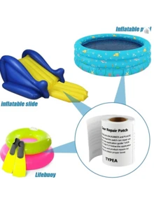 PVC Transparent Waterproof Outdoor Repair Patches, Suitable For Repairing Water Sports Equipment, Swim Rings, Inflatable Sofas, Tents And Sleeping Bags, Portable Design - Multicolor - View 6