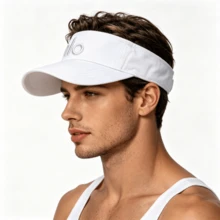 Adjustable Truck Driver Cap - Baseball Cap - Unisex Casual Hat - White - View 2