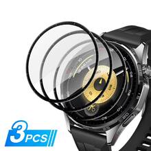 3/5pcs Full Coverage Screen Protector Set For Huawei Watch GT6 41mm/46mm/GT6Pro 46mm, Curved Edge Design, Ultra-Clear Full Coverage, Scratch-Resistant. Made Of TPU Material, High Definition, High Transparency, Bubble-Free Installation, Smooth Touch, Anti-Fingerprint. - 3pcs for GT6 46mm - View 8