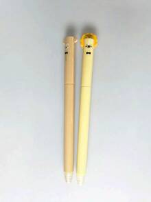 2/5/7 buah Pulpen Karet Tema Kebun Binatang yang Dapat Dihapus, Tinta Biru Transparan dengan Penghapus, Pulpen Karet Putar, Menulis Halus dan Nyaman, Cocok untuk Catatan, Penandaan, Sekolah, Kantor, Perlengkapan Buku Harian - Set - View 11