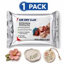 Air-Drying Clay Is Suitable For Sculpture. Featuring A Realistic Stone-Like Texture For Creating Busts, Decorative Stones - White - View 10