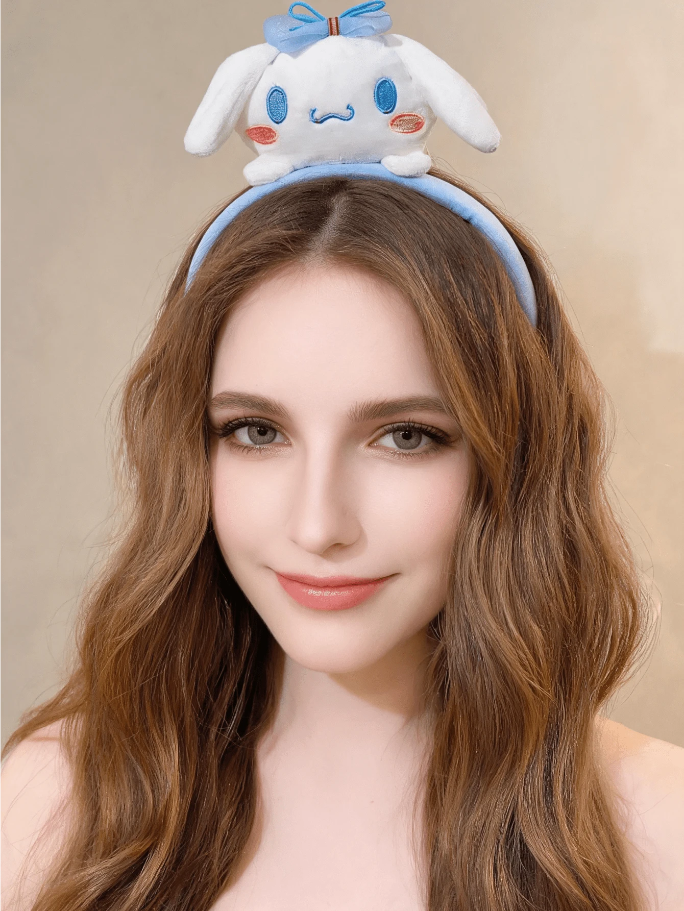Miniso 1条装弹力发带,方便实用,适合女性成人洗脸、护肤、化妆、淋浴、日常佩戴、派对角色扮演等场合,可作礼物。包含面膜发带、SPA发带、淋浴发带、洁面发带、毛巾发带、美容发带、荷叶边发带。 - 樣式1 - 查看 1