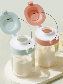 1/5/10pcs Graduated Milk Powder Storage Tube Leak Proof Screw Lid Infant Formula Container Portable Travel Snack Fruit Powder Storage Bottle - Multicolor - View 6