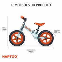 Bicicleta de equilíbrio para crianças, adequada para crianças dos 3 aos 6 anos, um brinquedo leve e sem pedais para aprender a andar de bicicleta, seguro e resistente - Laranja - Visão 4
