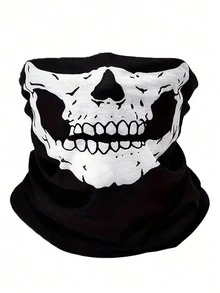 1/2pcs Unisex Cycling Face Mask, Balaclava, Ski Mask, Motorcycle Climbing Skull Full Finger Gloves, Suitable For Daily Outings, Travel And Halloween Costume - Multicolor - View 12