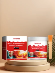 jakehoe 1pc/150G Water-Based Metal Rust-Proof Paint Rust Removal & Refurbishment 2-In-1, Eliminates Complex Traditional Rust Removal & Sanding Steps, Easy For Beginners To Use, Available In Gray / Black / White / Blue And Other Popular Colors, Suitable For Various Metal Materials, Whether Rusted Iron Railings, Yard Faucets, Metal Furniture, Iron Gates, Car Frames, Or Old Appliance Shells, Hardware Accessories, One Piece Handles All Home / Outdoor Metal Refurbishment Needs, Highly Practical - Water-based Metal Anti-rust Paint - View 11