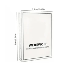 Werewolf Party Card Game, Bestseller Multiplayer Board Game, Must-Have For Game Night, Perfect For Post-Dinner Fun, Friend Gatherings & Group Events, Ideal Game Gift - Nhiều màu - Xem 2
