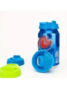 1/3/5 pezzi Coperchi riutilizzabili e a tenuta stagna per lattine di bevande, coperchi per lattine di soda, tappi per bottiglie, coperchi per lattine, tappi per bevande gassate, tappi per bottiglie di vino, protezioni per tappi a scatto, utensili da cucina, accessori da cucina, gadget da cucina - Multicolore - Visualizzare 5